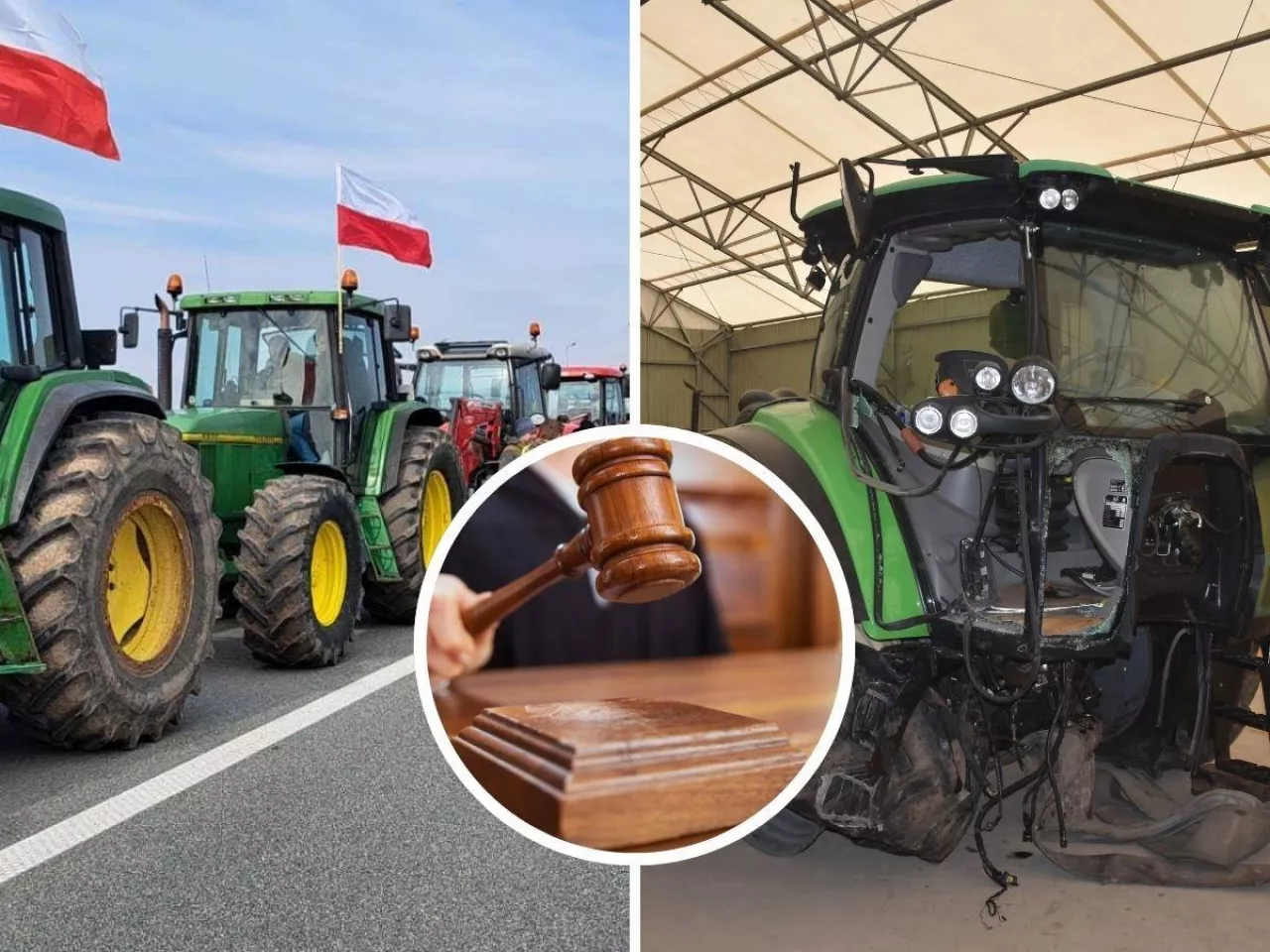 Sąd ukarał rolników grzywnami za protest