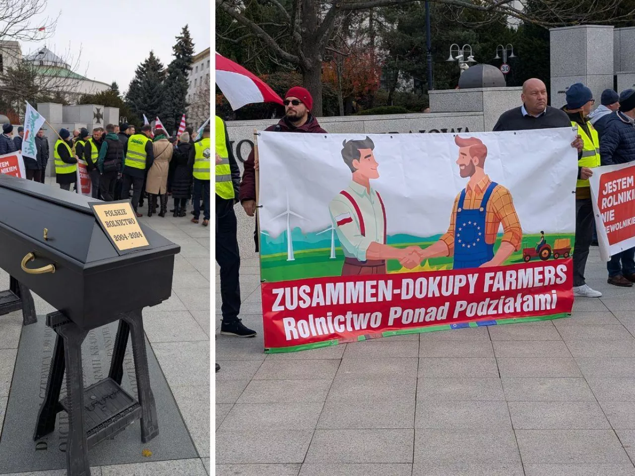 Rolnicy grożą protestami. ”Jeżeli Tusk będzie za umową, wychodzimy na ulicę”