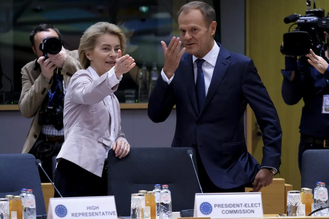 Ursula von der Leyen, Donald Tusk, UE