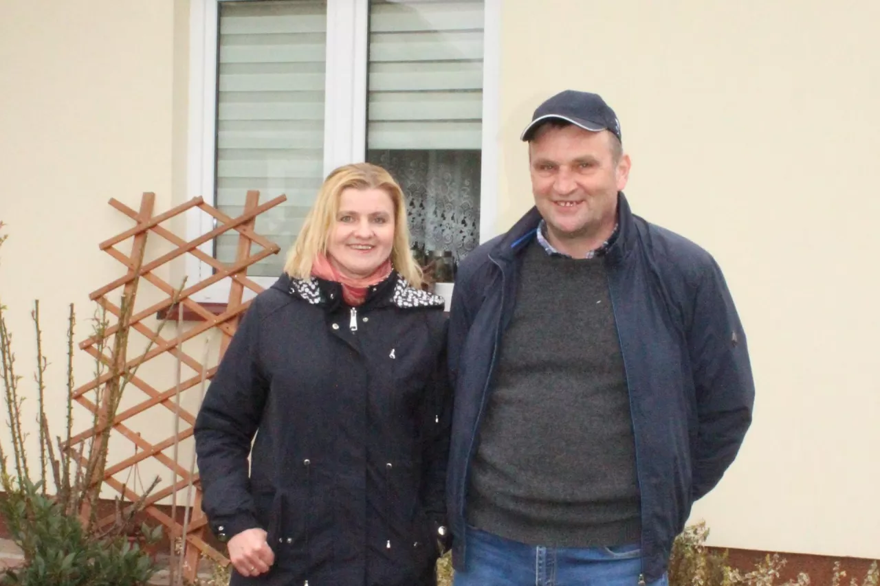 Jacek Jastrzębski wspólnie z żoną Ewą