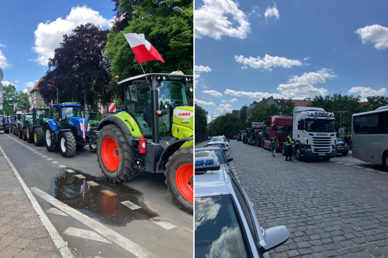 Protest rolników w Szczecinie (3.06.2025)