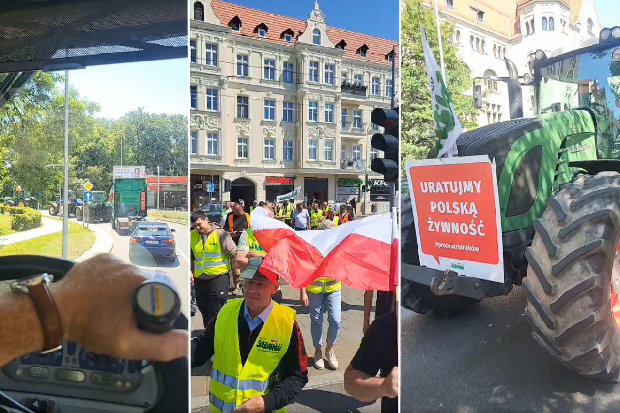 Protest rolników w Szczecienie, 13.06.2025