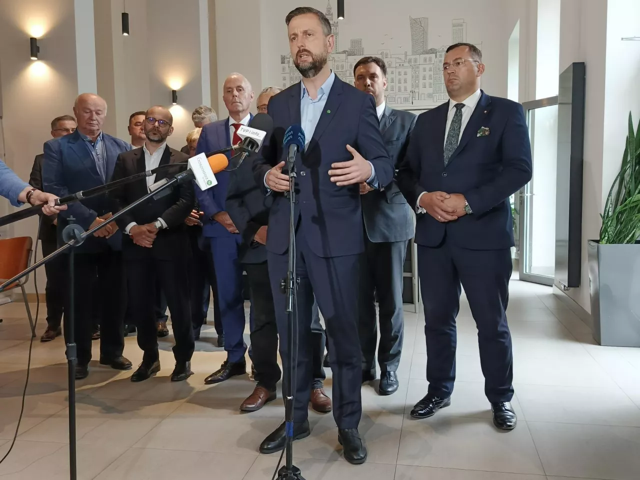 Briefing prasowy wicepremiera Władysława Kosiniaka-Kamysza, który 9 lipca odbył się w siedzibie Krajowej izby Gospodarczej