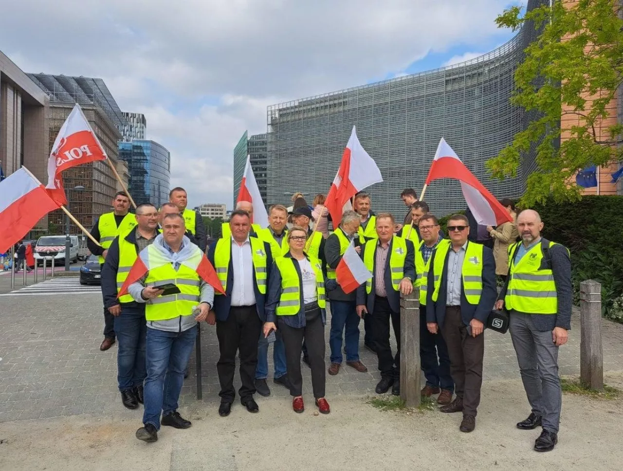 Protest rolników z LIR, Bruksela 2023