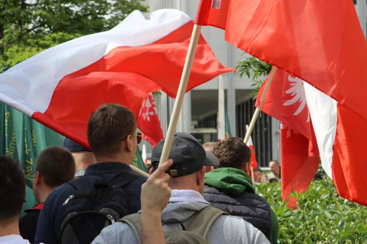 W kwietniu br. pracownicy Top Farms i związkowcy zorganizowali pierwszy protest w stolicy