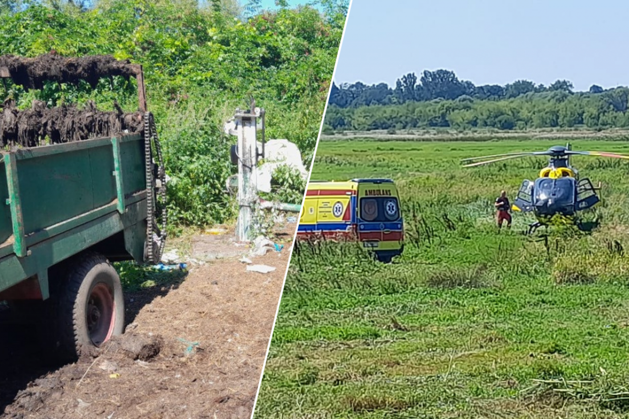Z uwagi na obrażenia ciała 14-latka, do akcji zadysponowano helikopter LPR