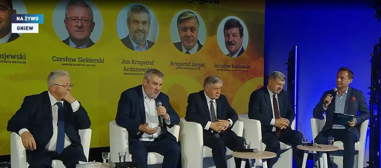 Debata ”Polskie rolnictwo 2030 – bezpieczeństwo żywnościowe, suwerenność i przyszłość w obliczu kryzysów” zorganizowana 10 października w Gniewie