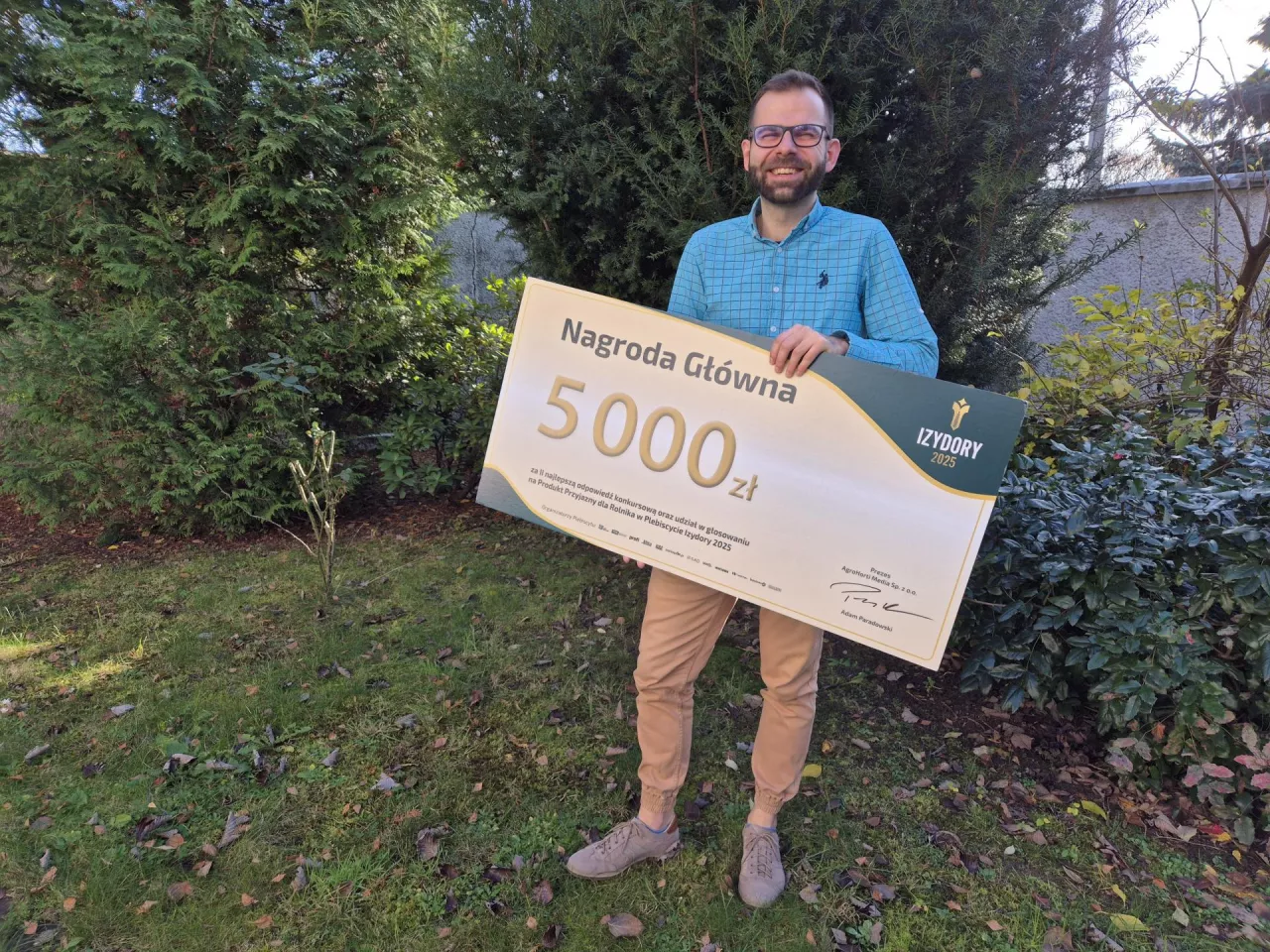 Wręczenie II nagrody w plebiscycie Izydory 2025