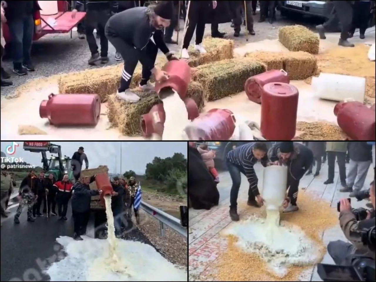 Wylewają mleko i blokują drogi. Skandal dopłat wywołuje masowe protesty