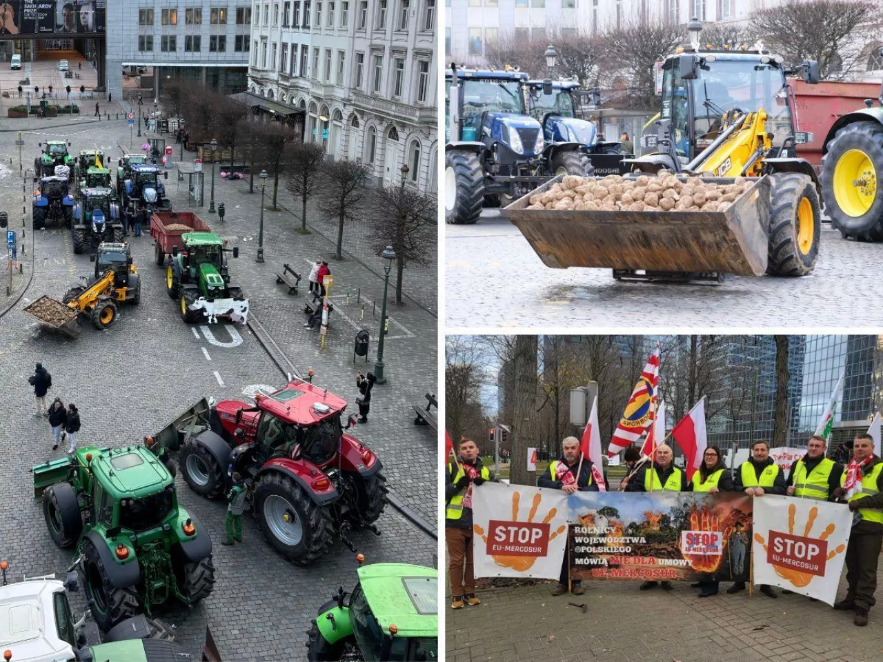 Protest rolników, Bruksela, 18.12.2025