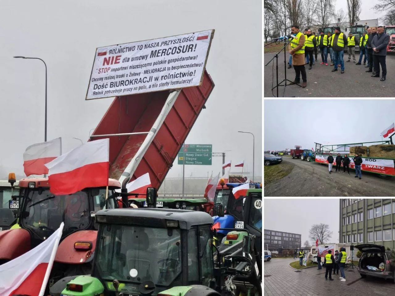 Protest rolników 18 grudnia 2025