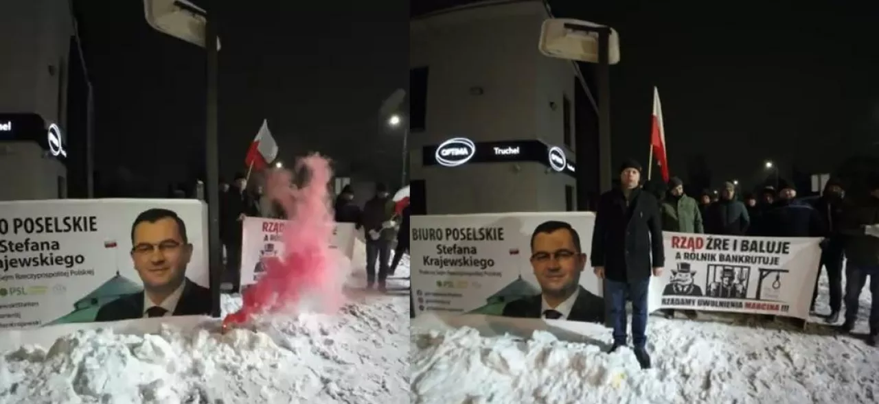 Pikieta Krajewski rolnicy