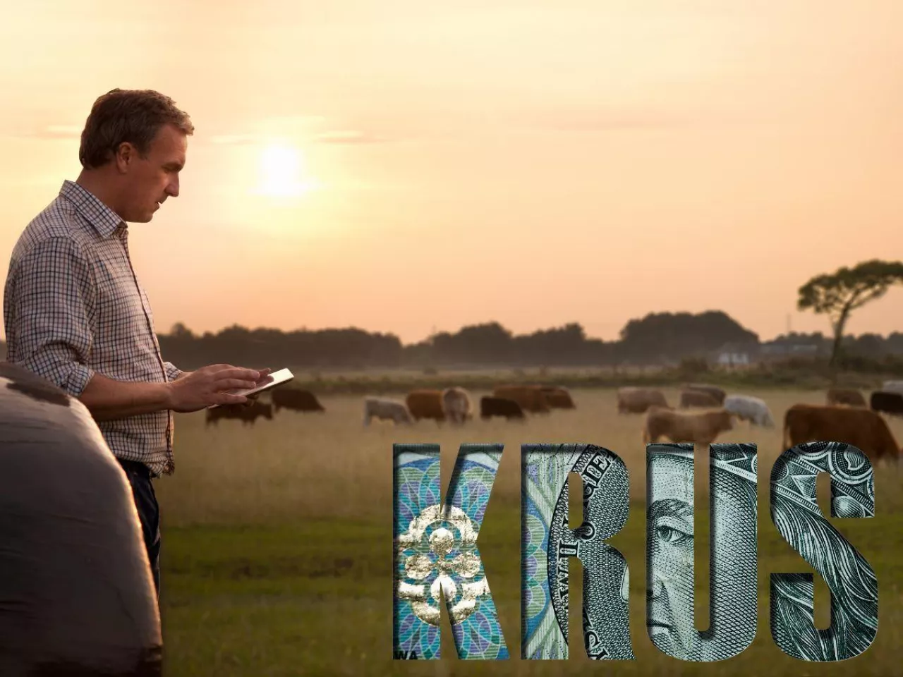 rolnik, pole, logo KRUS