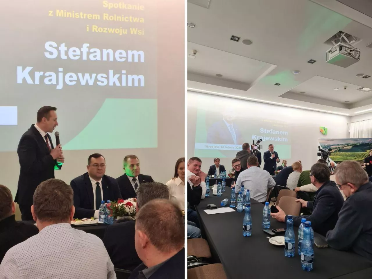 spotkanie rolników dolnośląskich z ministrem Krajewskim we Wrocławiu 18 lutego 2026