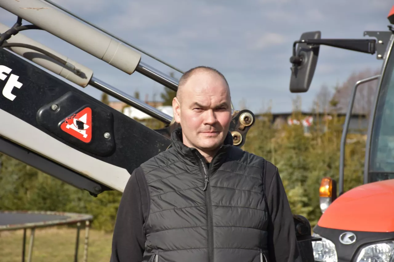 Przemysław Lofek jest zadowolony ze swoich ciągników