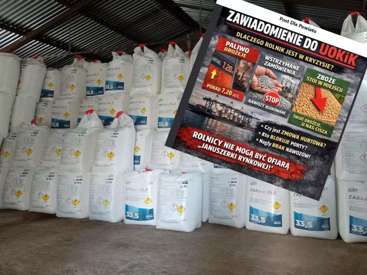 Rolnicy złożyli wniosek UOKiK